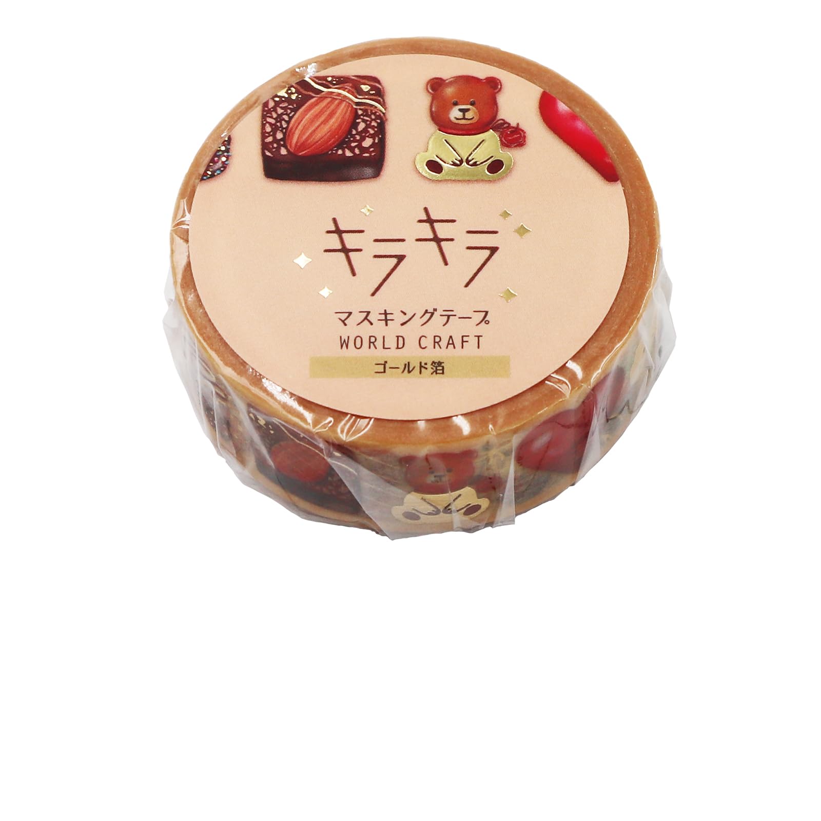 Мир Творчества Глиттер Шоколадный Маскировочный Скотч KRMT15-017 шоколадный